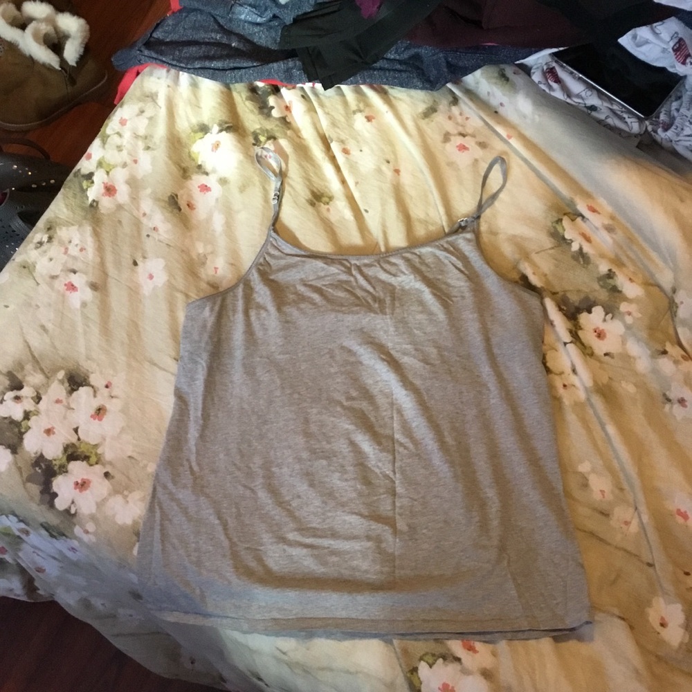 Grey tank top from target. Gently used.